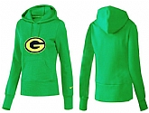 Nike Green Bay Packers Team Logo Green Women Pullover Hoodies (5),baseball caps,new era cap wholesale,wholesale hats