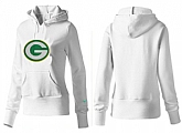 Nike Green Bay Packers Team Logo White Women Pullover Hoodies (1),baseball caps,new era cap wholesale,wholesale hats