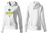 Nike Green Bay Packers Team Logo White Women Pullover Hoodies (4),baseball caps,new era cap wholesale,wholesale hats