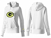 Nike Green Bay Packers Team Logo White Women Pullover Hoodies (5),baseball caps,new era cap wholesale,wholesale hats