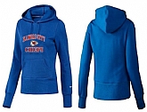 Nike Kansas City Chiefs Team Logo Blue Women Pullover Hoodies (1),baseball caps,new era cap wholesale,wholesale hats