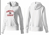 Nike Kansas City Chiefs Team Logo White Women Pullover Hoodies (1),baseball caps,new era cap wholesale,wholesale hats