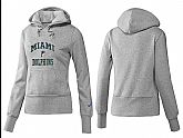 Nike Miami Dolphins Team Logo Gray Women Pullover Hoodies (4),baseball caps,new era cap wholesale,wholesale hats