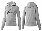 Nike Miami Dolphins Team Logo Gray Women Pullover Hoodies (5),baseball caps,new era cap wholesale,wholesale hats