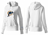 Nike Miami Dolphins Team Logo White Women Pullover Hoodies (5),baseball caps,new era cap wholesale,wholesale hats