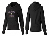 Nike Minnesota Vikings Team Logo Black Women Pullover Hoodies (2),baseball caps,new era cap wholesale,wholesale hats