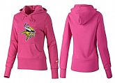 Nike Minnesota Vikings Team Logo Pink Women Pullover Hoodies (1),baseball caps,new era cap wholesale,wholesale hats