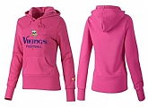 Nike Minnesota Vikings Team Logo Pink Women Pullover Hoodies (4),baseball caps,new era cap wholesale,wholesale hats
