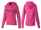 Nike Minnesota Vikings Team Logo Pink Women Pullover Hoodies (5),baseball caps,new era cap wholesale,wholesale hats