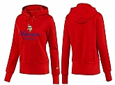 Nike Minnesota Vikings Team Logo Red Women Pullover Hoodies (3),baseball caps,new era cap wholesale,wholesale hats
