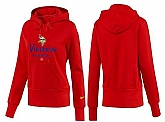 Nike Minnesota Vikings Team Logo Red Women Pullover Hoodies (4),baseball caps,new era cap wholesale,wholesale hats