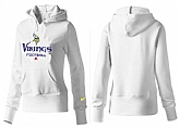 Nike Minnesota Vikings Team Logo White Women Pullover Hoodies (4),baseball caps,new era cap wholesale,wholesale hats