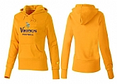 Nike Minnesota Vikings Team Logo Yellow Women Pullover Hoodies (3),baseball caps,new era cap wholesale,wholesale hats