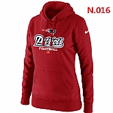 Nike New England Patriots Critical Victory Womens Pullover Hoodie