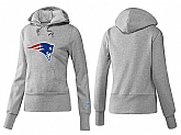 Nike New England Patriots Team Logo Gray Women Pullover Hoodies (1),baseball caps,new era cap wholesale,wholesale hats
