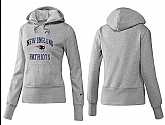 Nike New England Patriots Team Logo Gray Women Pullover Hoodies (2),baseball caps,new era cap wholesale,wholesale hats