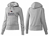 Nike New England Patriots Team Logo Gray Women Pullover Hoodies (3),baseball caps,new era cap wholesale,wholesale hats