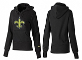 Nike New Orleans Saints Team Logo Black Women Pullover Hoodies (2),baseball caps,new era cap wholesale,wholesale hats