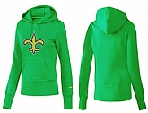 Nike New Orleans Saints Team Logo Green Women Pullover Hoodies (4),baseball caps,new era cap wholesale,wholesale hats
