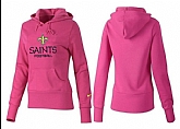 Nike New Orleans Saints Team Logo Pink Women Pullover Hoodies (2),baseball caps,new era cap wholesale,wholesale hats