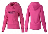 Nike New Orleans Saints Team Logo Pink Women Pullover Hoodies (4),baseball caps,new era cap wholesale,wholesale hats