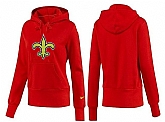 Nike New Orleans Saints Team Logo Red Women Pullover Hoodies (1),baseball caps,new era cap wholesale,wholesale hats