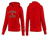 Nike New Orleans Saints Team Logo Red Women Pullover Hoodies (2),baseball caps,new era cap wholesale,wholesale hats
