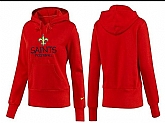 Nike New Orleans Saints Team Logo Red Women Pullover Hoodies (3),baseball caps,new era cap wholesale,wholesale hats