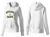 Nike New Orleans Saints Team Logo White Women Pullover Hoodies (2),baseball caps,new era cap wholesale,wholesale hats