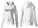 Nike New Orleans Saints Team Logo White Women Pullover Hoodies (5),baseball caps,new era cap wholesale,wholesale hats