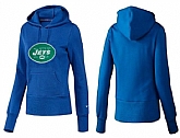 Nike New York Jets Team Logo Blue Women Pullover Hoodies (1),baseball caps,new era cap wholesale,wholesale hats