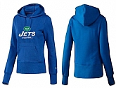Nike New York Jets Team Logo Blue Women Pullover Hoodies (4),baseball caps,new era cap wholesale,wholesale hats