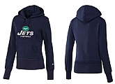 Nike New York Jets Team Logo D.Blue Women Pullover Hoodies (3),baseball caps,new era cap wholesale,wholesale hats
