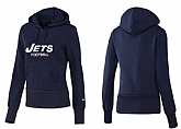 Nike New York Jets Team Logo D.Blue Women Pullover Hoodies (5),baseball caps,new era cap wholesale,wholesale hats
