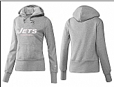Nike New York Jets Team Logo Gray Women Pullover Hoodies (5),baseball caps,new era cap wholesale,wholesale hats