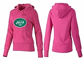 Nike New York Jets Team Logo Pink Women Pullover Hoodies (1),baseball caps,new era cap wholesale,wholesale hats