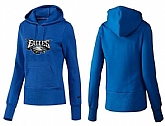 Nike Philadelphia Eagles Team Logo Blue Women Pullover Hoodies (6),baseball caps,new era cap wholesale,wholesale hats