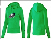 Nike Philadelphia Eagles Team Logo Green Women Pullover Hoodies (1),baseball caps,new era cap wholesale,wholesale hats