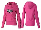 Nike Philadelphia Eagles Team Logo Pink Women Pullover Hoodies (5),baseball caps,new era cap wholesale,wholesale hats
