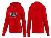 Nike Philadelphia Eagles Team Logo Red Women Pullover Hoodies (4),baseball caps,new era cap wholesale,wholesale hats