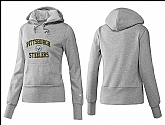 Nike Pittsburgh Steelers Team Logo Gray Women Pullover Hoodies (5),baseball caps,new era cap wholesale,wholesale hats