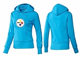 Nike Pittsburgh Steelers Team Logo L.Blue Women Pullover Hoodies (2),baseball caps,new era cap wholesale,wholesale hats