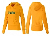 Nike Pittsburgh Steelers Team Logo Yellow Women Pullover Hoodies (5),baseball caps,new era cap wholesale,wholesale hats