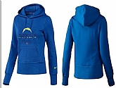 Nike San Diego Chargers Team Logo Blue Women Pullover Hoodies (4),baseball caps,new era cap wholesale,wholesale hats