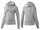 Nike San Diego Chargers Team Logo Gray Women Pullover Hoodies (4),baseball caps,new era cap wholesale,wholesale hats