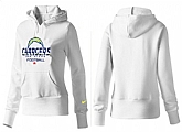 Nike San Diego Chargers Team Logo White Women Pullover Hoodies (4),baseball caps,new era cap wholesale,wholesale hats