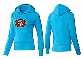 Nike San Francisco 49ers Team Logo L.Blue Women Pullover Hoodies (1),baseball caps,new era cap wholesale,wholesale hats