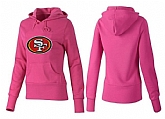 Nike San Francisco 49ers Team Logo Pink Women Pullover Hoodies (1),baseball caps,new era cap wholesale,wholesale hats