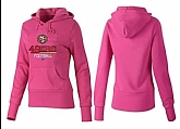 Nike San Francisco 49ers Team Logo Pink Women Pullover Hoodies (4),baseball caps,new era cap wholesale,wholesale hats