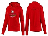 Nike San Francisco 49ers Team Logo Red Women Pullover Hoodies (2),baseball caps,new era cap wholesale,wholesale hats